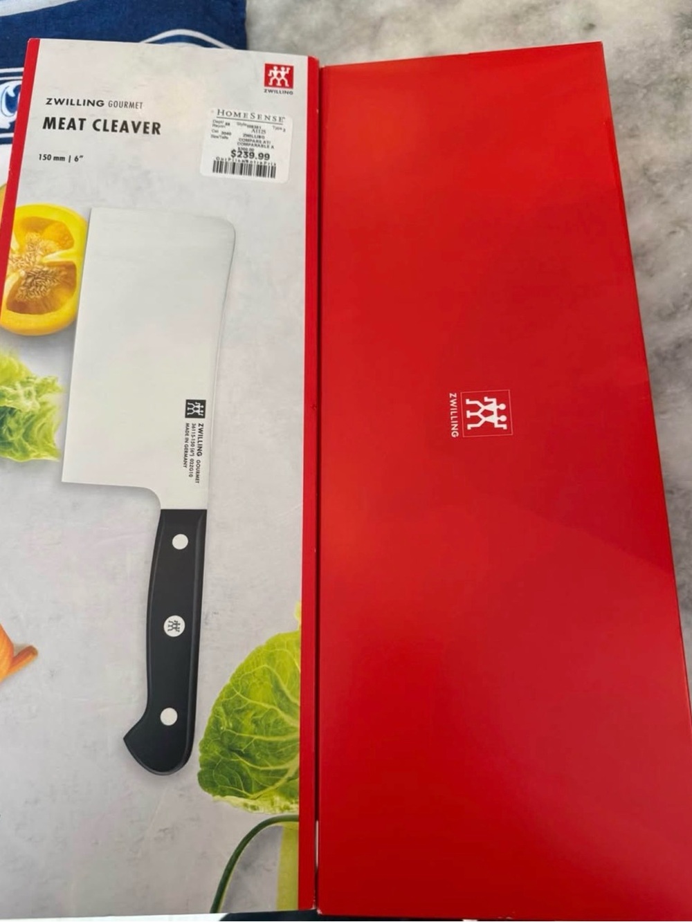 Zwilling Gourmet 6” Meat Cleaver – German Stainless Steel – Brand New Knife 🔪